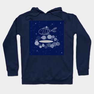 fish, food, zodiac, marine, animal, horoscope, concept, galaxy, space, stars, Hoodie